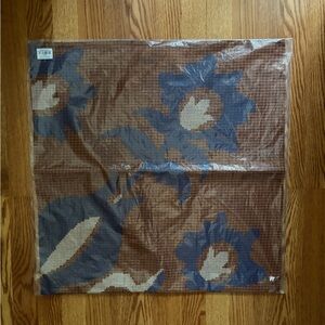 NEW Schoolhouse Flourishes Cross-Stitch Euro Pillow Cover